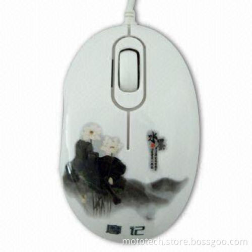 3-D Optical Mouse with Resolution of 1,000dpi, Measuring 96.60 x 58.56 x 26.78mm